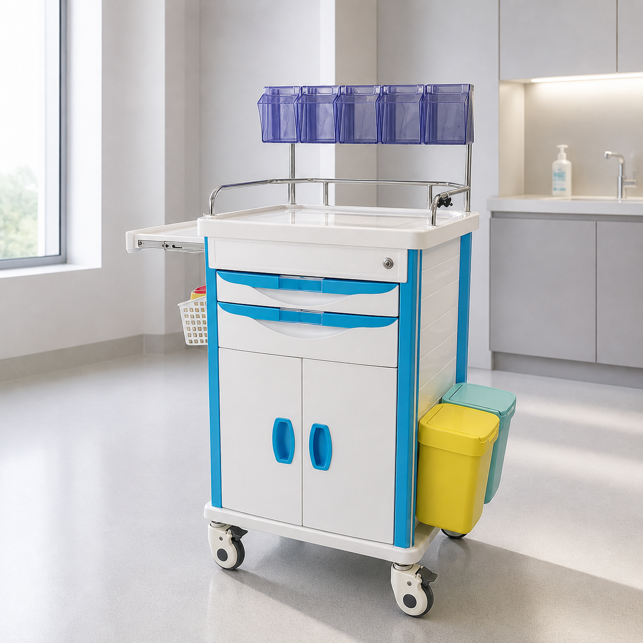 Chariot d'urgence médical KTJ-060104
